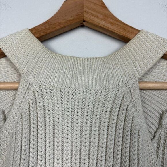 MOVING SALE: All Saints Ribbed Pullover Tank Top High-Low Cream Small - Picture 5 of 7